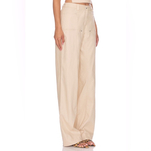NWT CAMILA COELHO Matilde Pant in Sand - Picture 3 of 9